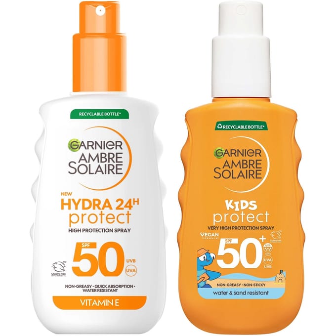 L'Oréal Paris Men Expert x Ambre Solaire SPF50 Face & Body Hydrating Suncream Bundle