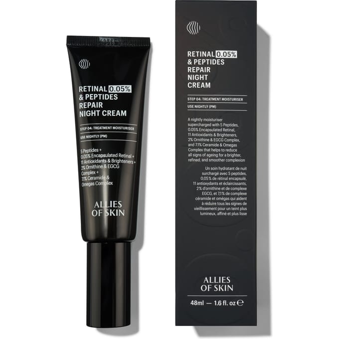 Allies of Skin Retinal 0.05% & Peptides Repair Night Cream
