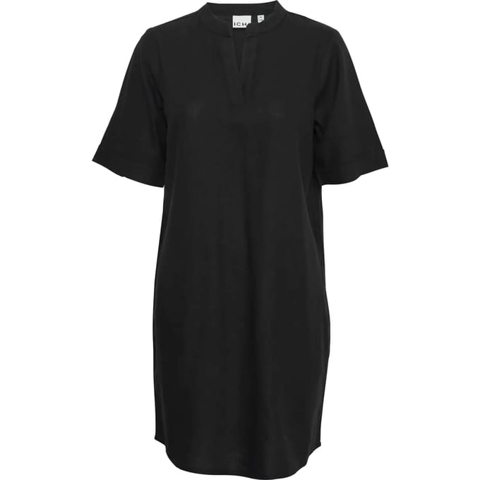 ICHI Jurk Lino Black - Maat 36