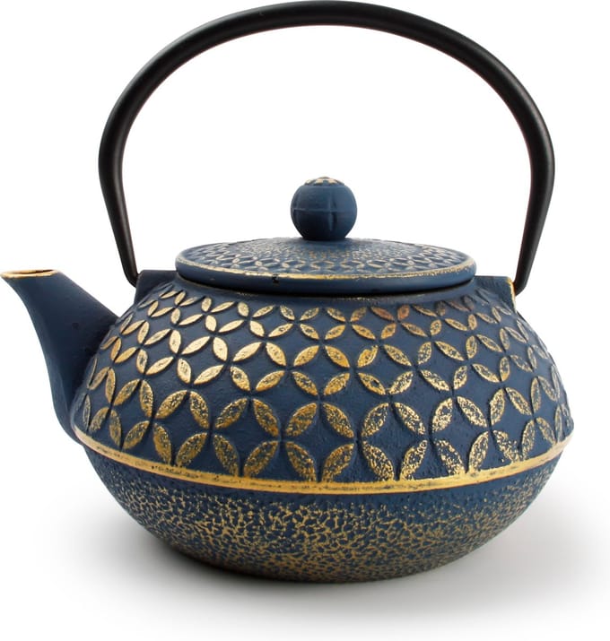 Salt & Pepper Theepot My Tea Blauw / Goud 800 ml