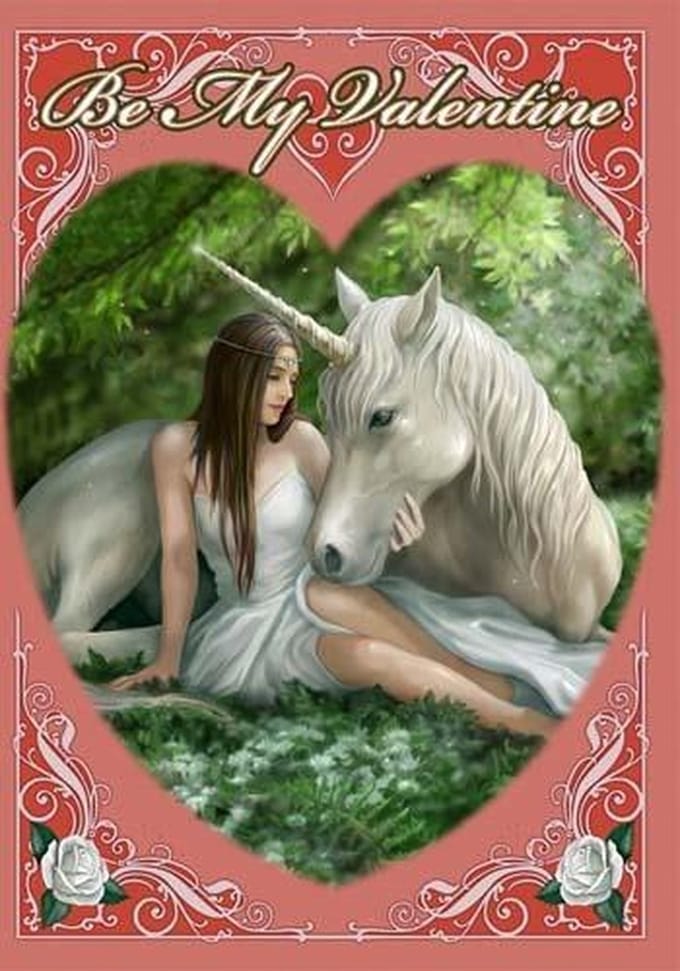 Anne Stokes Wenskaart Pure Heart Valentine