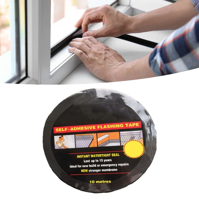 Asfalttape Zelfklevende waterdichte warmte-isolatie Gezamenlijke reparatieroltape voor patch 5cmx10m/2x393.7in