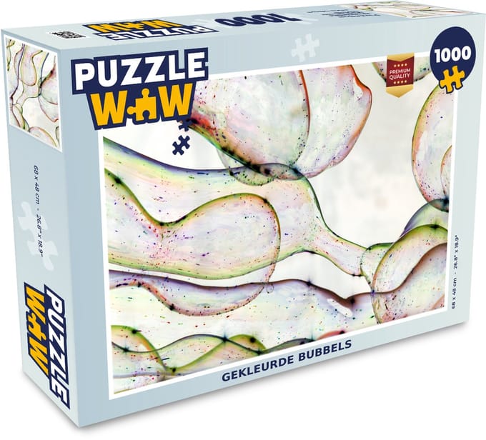 Puzzel Gekleurde bubbels - Legpuzzel - Puzzel 1000 stukjes volwassenen