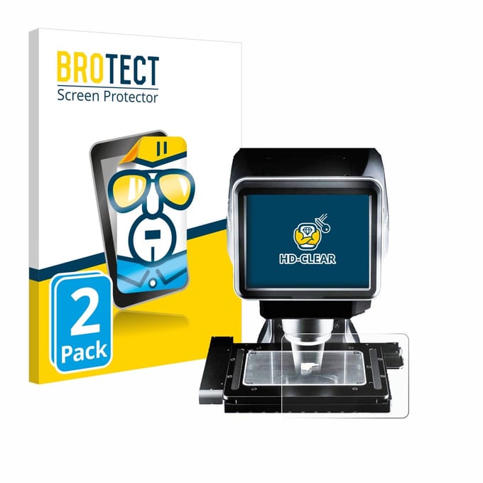 BROTECT - Screenprotector voor Keyence LM-1100 Glazen blad - Folie Beschermfolie transparant 2 Stuks