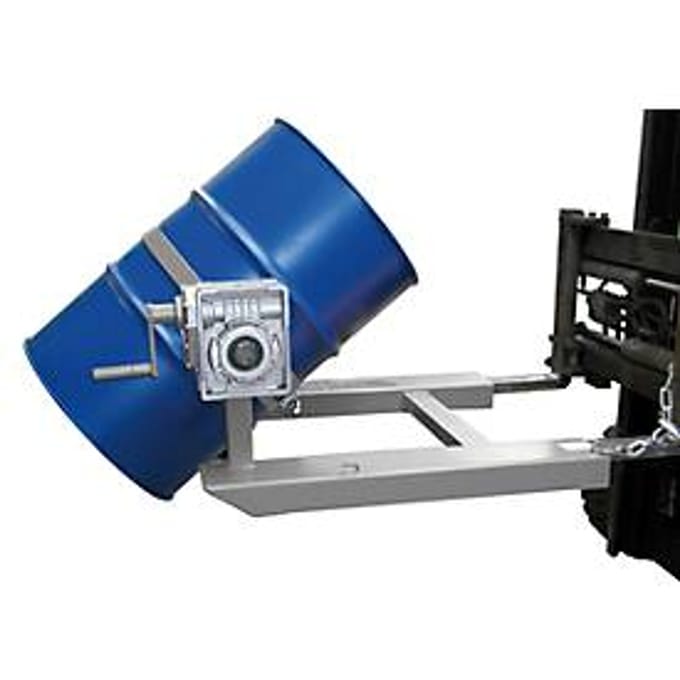 Kiepbak BAUER FD-HK met slinger, staal, B 1000 x D 1245 x H 540 mm, grijs