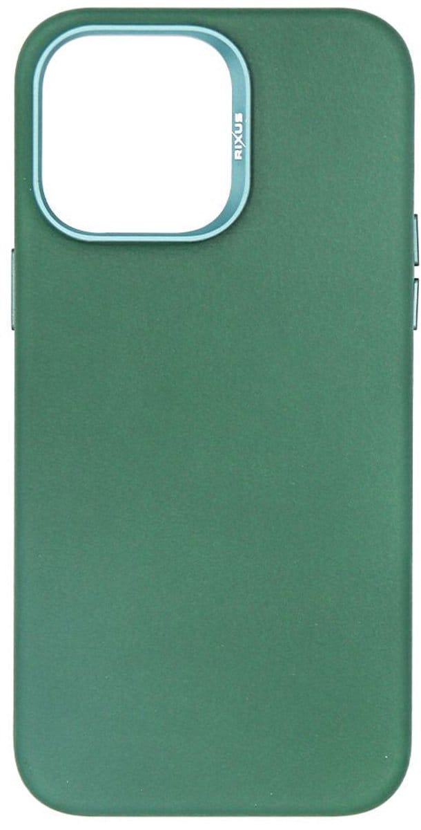 Rixus Classic 02 Case with MagSafe For iPhone 14 Pro Max Green
