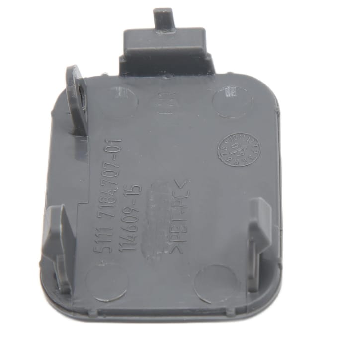 Auto Voorbumper Sleepoogkap Zwart 51117184708 Vervanging voor 5 Serie E60 Facelift 2005?2009 gray