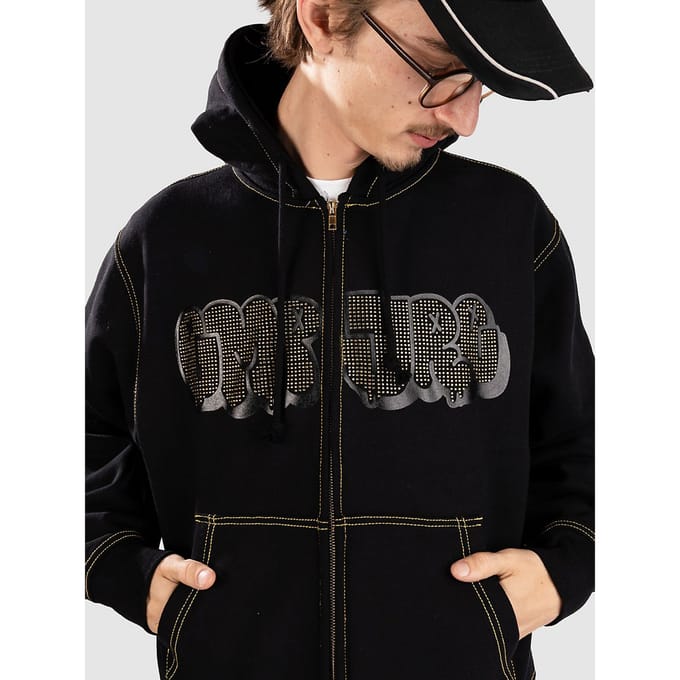 Empyre Slime Zip Hoodie zwart