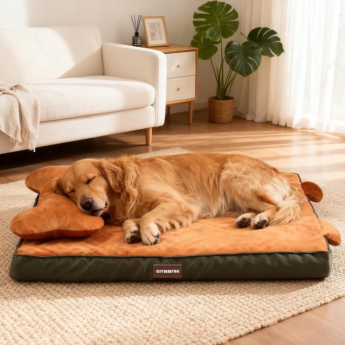 SolidKeus - Orthopedisch Hondenbed met Wasbare Hoes