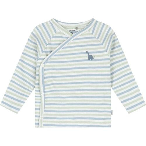 Prénatal newborn overslagshirt Dark Green Melange 68 unisex