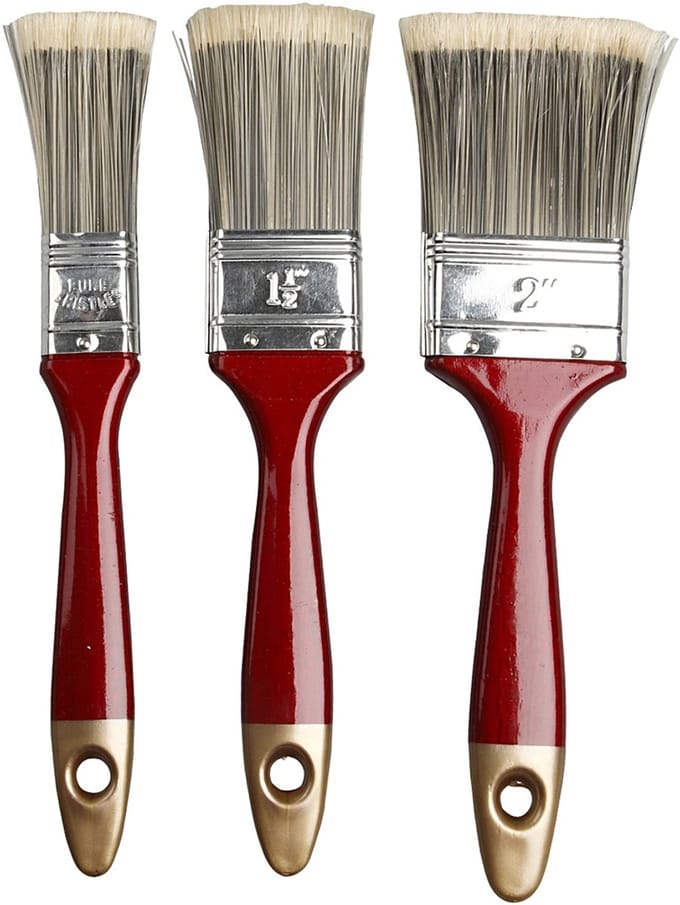 Creativ Company - Varnish Brushes Flat 3 pcs.