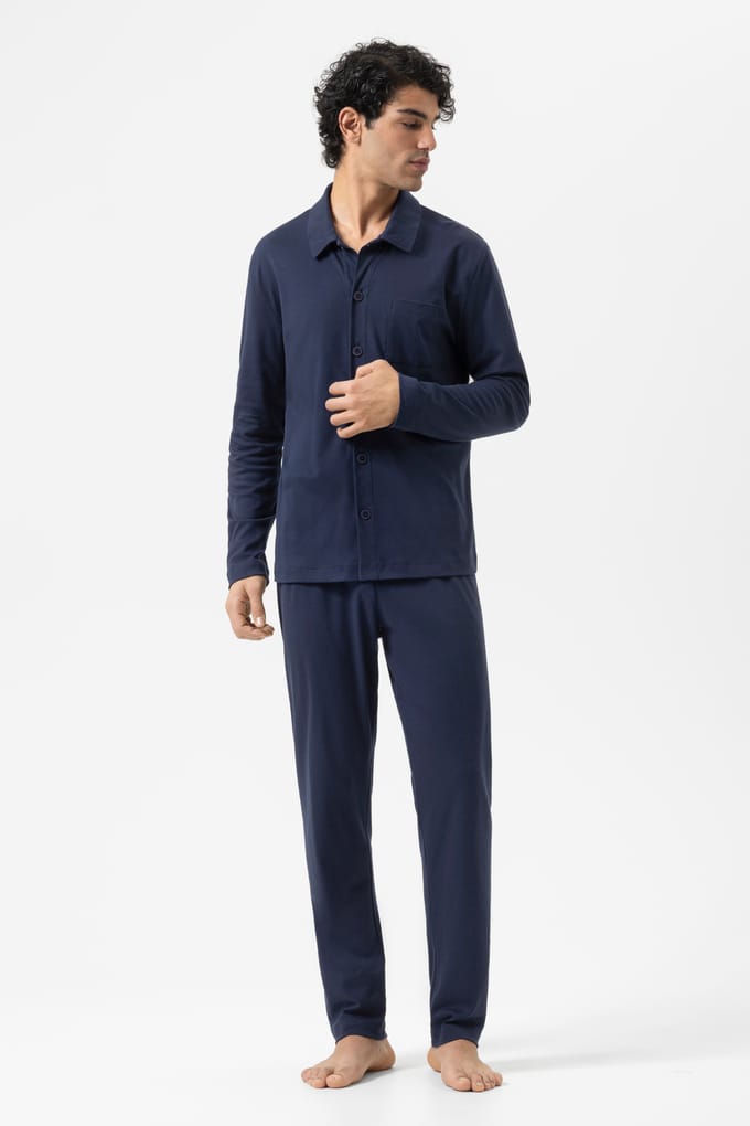 Pyjama Serie Pure Night Yacht Blue