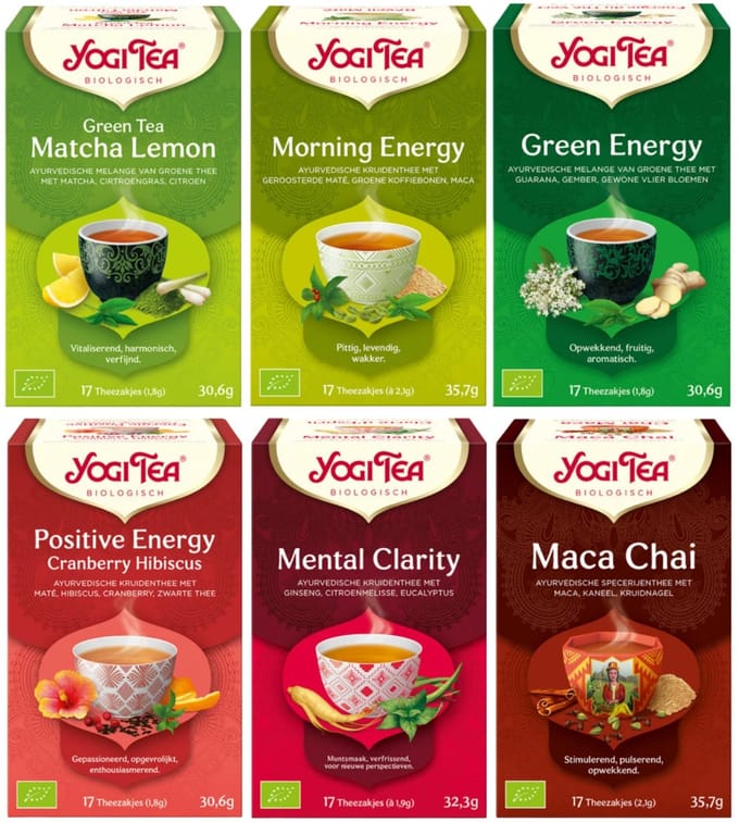 Yogi Tea Nine-2-Five - 6 pakjes x17 theezakjes - Work Boost