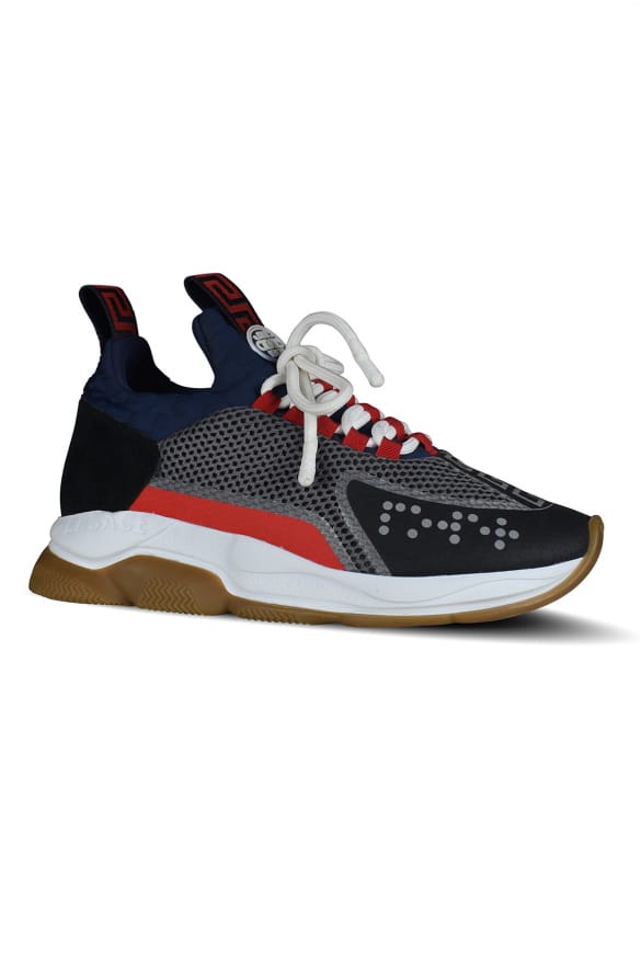 Versace Chain Reaction-sneakers blauw