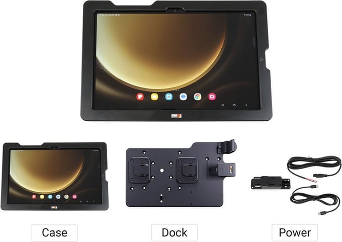 Brodit ModTek Dock en Hardcase bundel voor Samsung Tab S9 FE/ S10 FE