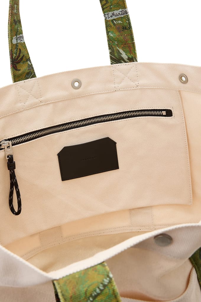 AllSaints Jett Beach Tote Ecru Maat: OS | Tassen Outlet | Heren | Groen