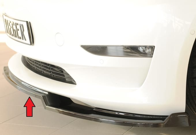 RIEGER - TESLA MODEL 3 - PERFORMANCE FRONT LIP - FRONTLIP