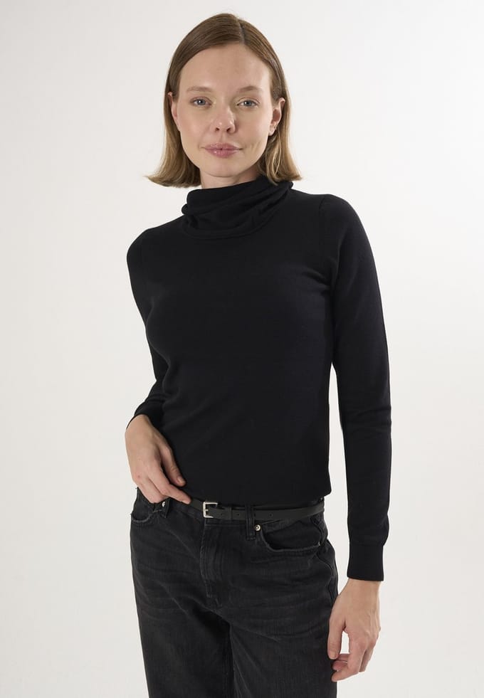 Felix Hardy Coltrui - Trui - 100% Katoen Dames Zwart - S
