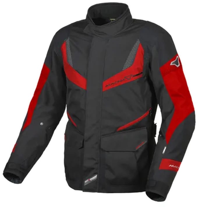 Macna Rancher Jas Zwart Rood - Jas