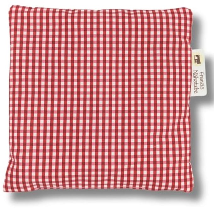 Kersenpitkussen 20x20cm - Warmte en Koudetherapie met 100% Katoen