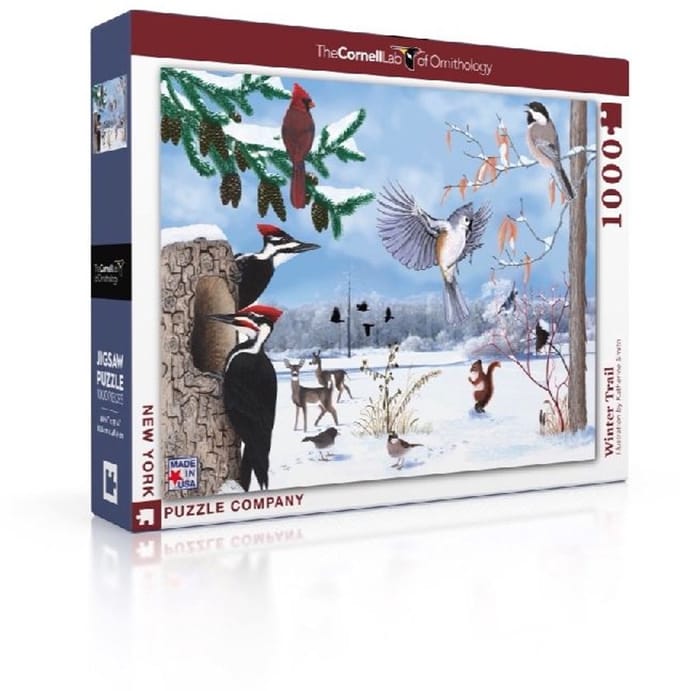New York Puzzle Company Puzzel Winter Trail - 1000 stukjes