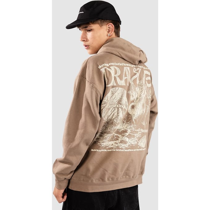 Dravus Rooted Hoodie bruin