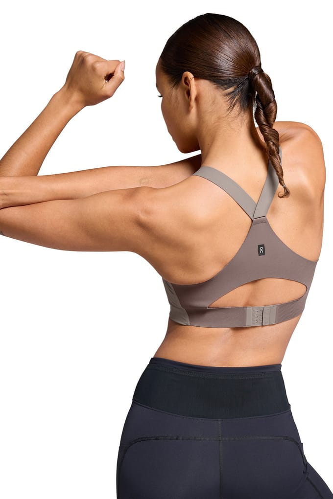 On Endurance Bra 1 Cinder Ash Maat: XS D-DD | Sport BH's Outlet | Dames | Grijs