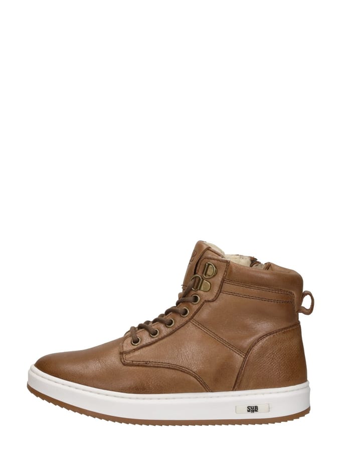 SUB55 Veterschoenen Hoog Veterschoenen Hoog - Cognac - Maat 32
