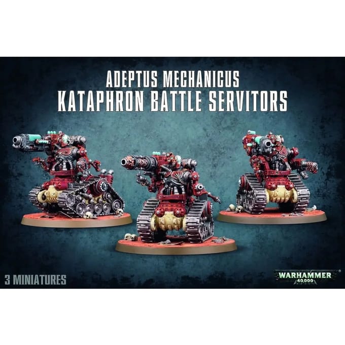 Beeldje Games Workshop Warhammer 40k - Adeptus Mechanicus Kataphron Battle Servitors