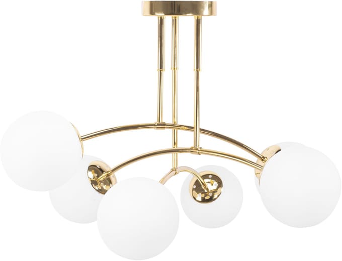 Toolight App1577-5Cp Hanglamp - Gouden - 75X75X50Cm