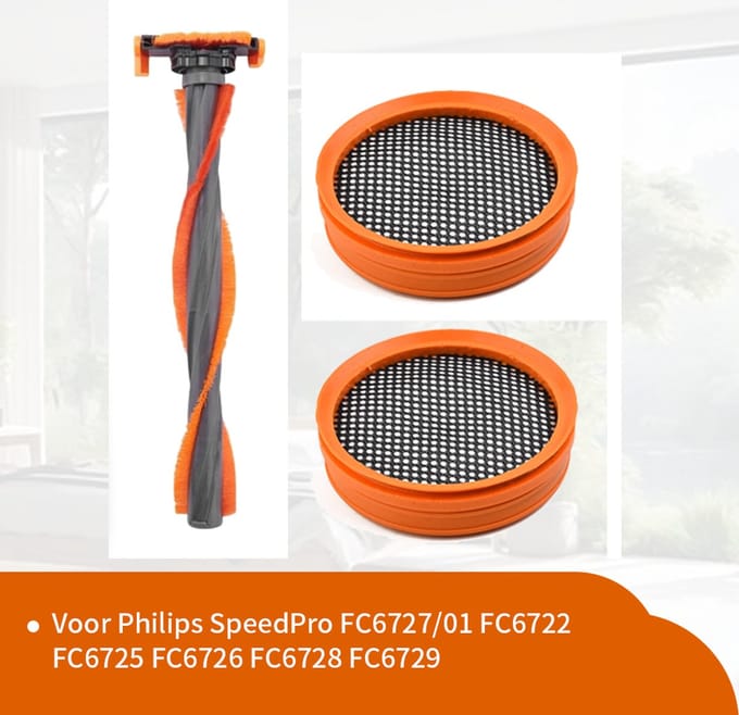 Replacements® onderdelen geschikt voor Philips Speedpro stofzuigers - 3-delig