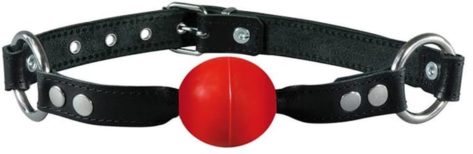 Ball gag normaal - rood