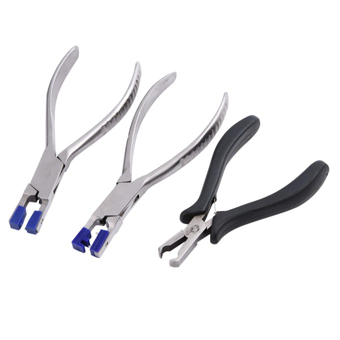 Professionele Bril Tang Set Randloos Demontage Brilmonturen Optische Gereedschapskit blue