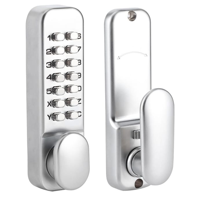 Intelligent Mechanisch Combinatieslot Beveiliging Sleutelloos Codelock voor Huis Kantoor Toegang white