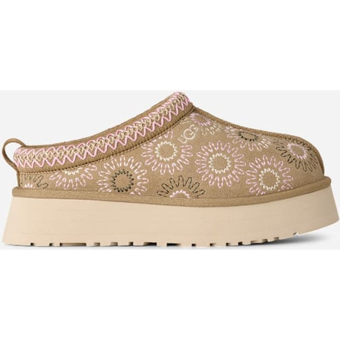 Pantoffels UGG Tazz Sun Stitch Seed Mustard Seed