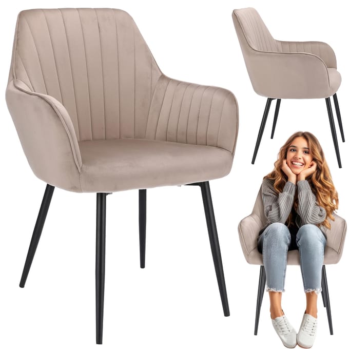 Cora Beige Stoel