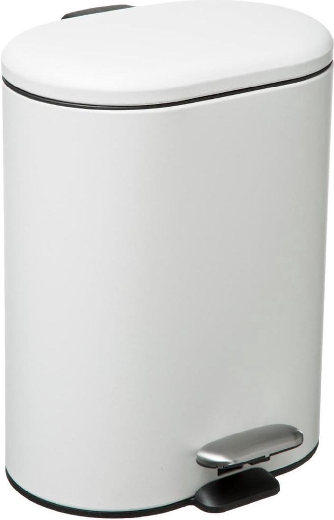 5Five Afvalemmer Softclose 6L - Wit