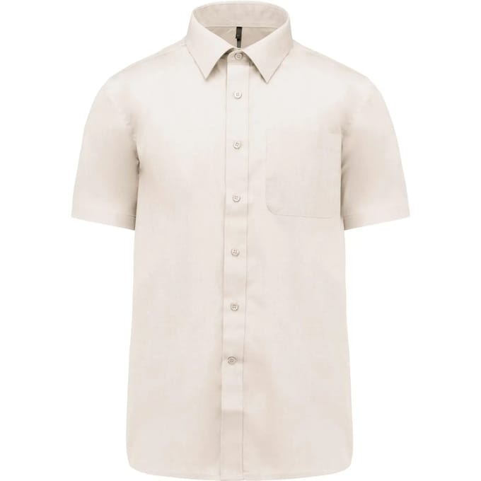Herenoverhemd 'Ace' korte mouwen merk Kariban Angora maat 5XL