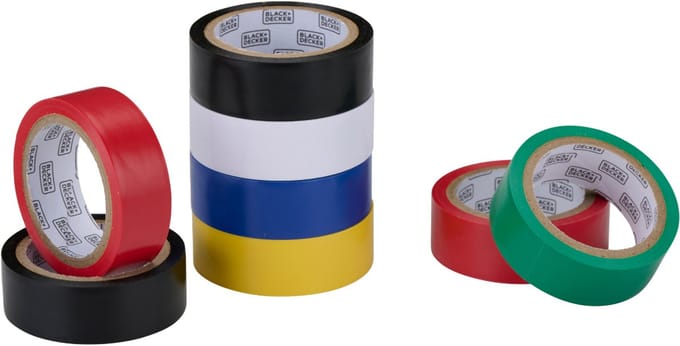 Black&decker Isolatietape Set 8 Stuks - Pvc