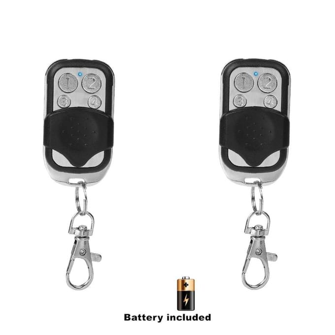 Télécommande universelle 433 MHz sans fil RF pour portails électriques, porte de garage, voiture, moto, système d'alarme Clone Remotes