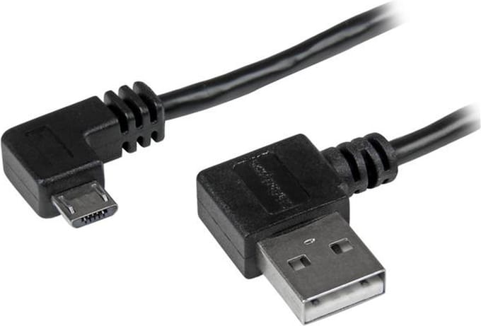 StarTech.com Micro-USB Cable with Right-Angled Connectors - M/M - USB cable - 2 m