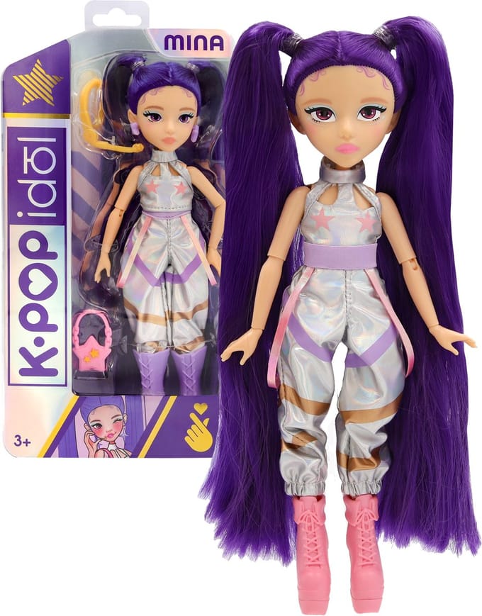 K-Pop Idol Fashion pop Mina - K-Pop Modepop - Incl. accessoires - 25 cm