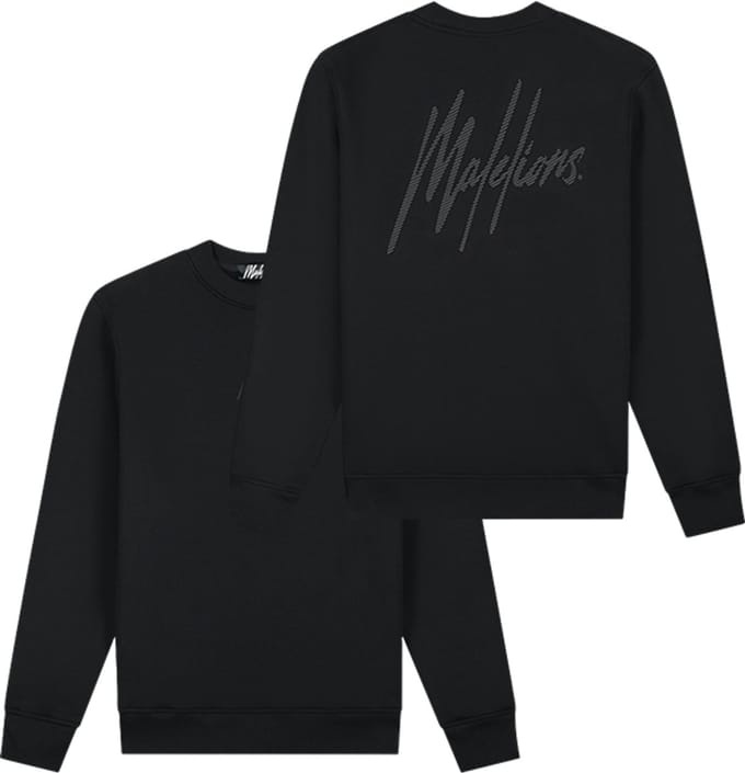 Malelions Striped Signature Sweater