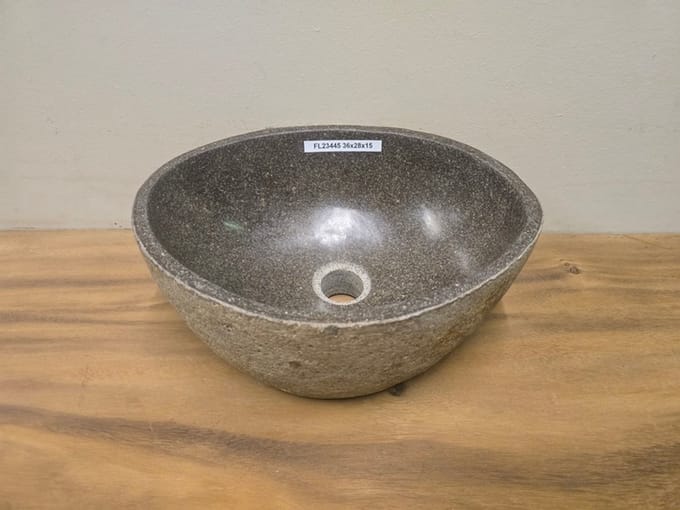 Waskom Natuursteen - 36x28x15cm - FL23445