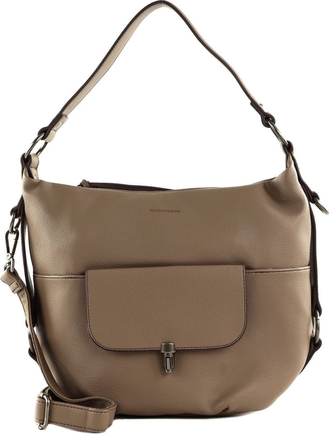 FREDsBRUDER Schoudertas Bestie Hobo Bag Dark Taupe