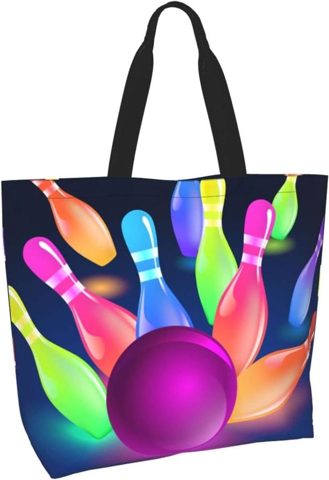 Schoudertas Print - Draagtas Ruim - Dagelijks Gebruik - Grote Capaciteit - 50 x 40 cm - Multicolor