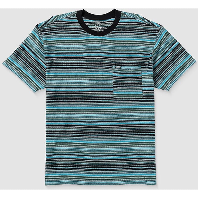 Volcom Slide Stone Crew T-Shirt blauw