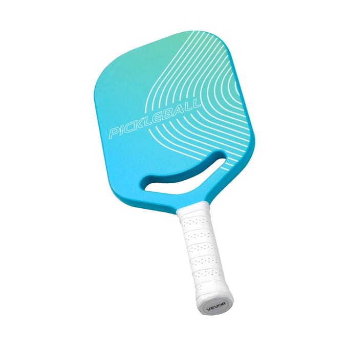 Raquette de Pickleball Pro en Fibre de Carbone avec Gorge Aéro et Cœur en Nid d'Abeille