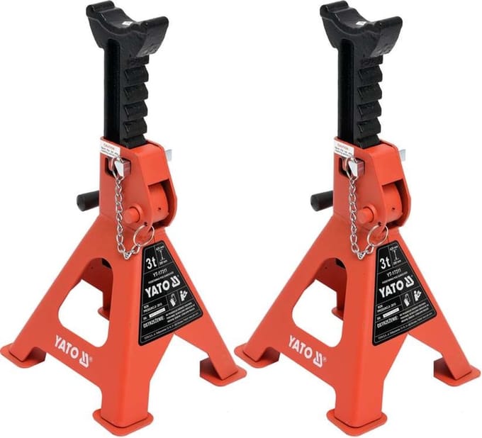 Yato Assteunen 3 ton Draagvermogen - 2 Stuks