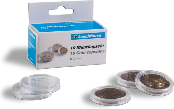 Leuchtturm muntcapsules Ø 26 mm - 10 stuks
